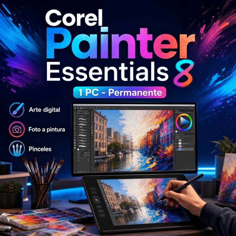 Corel Painter Essentials 8 - 1 PC - Licencia Digital Permanente - Hero galeria