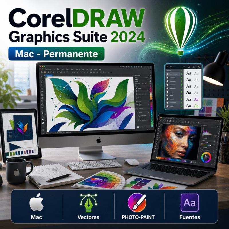 CorelDRAW Graphics Suite 2024 para Mac - Licencia Permanente - Hero galeria