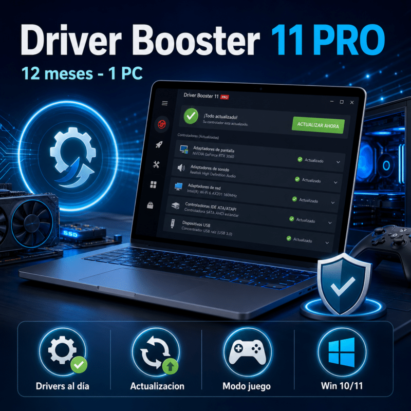 Driver Booster 11 PRO - 12 Meses - Licencia - Hero galeria