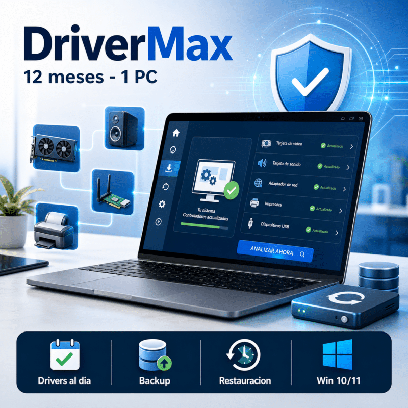 DriverMax - 12 Meses - Licencia - Hero galeria