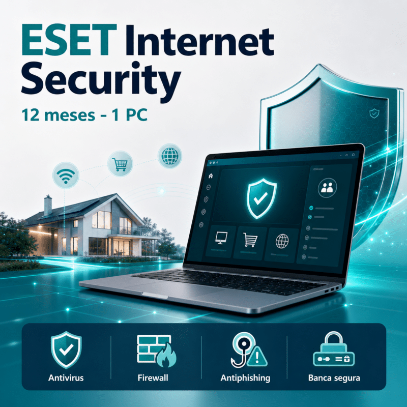 ESET Internet Security - 12 Meses - 1 PC - Licencia - Hero galeria