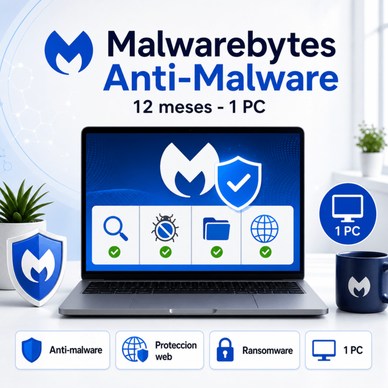 Malwarebytes Anti-Malware - 12 Meses - 1 PC - Licencia - Hero galeria