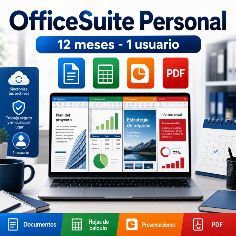 OfficeSuite Personal - 12 Meses - 1 Usuario - Licencia - Hero galeria