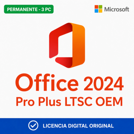 Office 2024 Professional Plus LTSC OEM -3 PC - Licencia Permanente