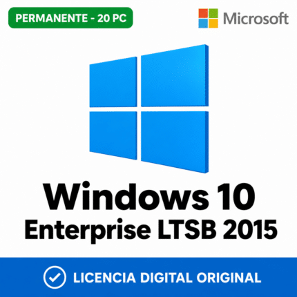 Windows 10 Enterprise LTSB 2015 - 20 Pc - Licencia Permanente