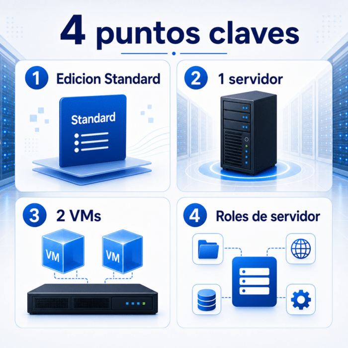 Windows Server 2025 Standard - Licencia Permanente 1 Servidor - Tu ...