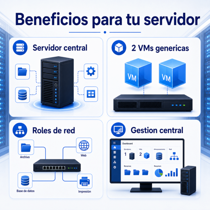 Windows Server 2025 Standard - Licencia Permanente 1 Servidor - Tu ...