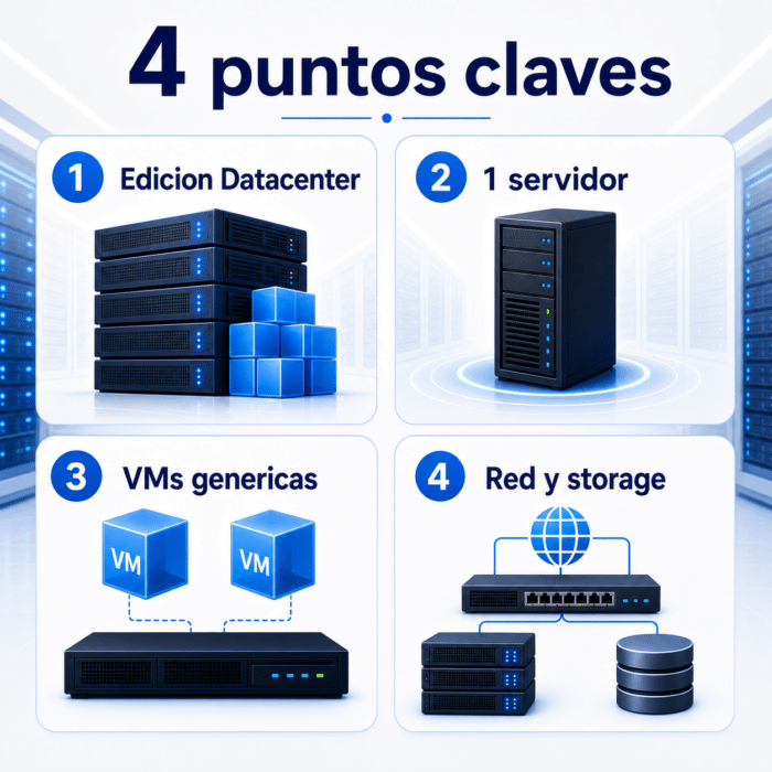 Windows Server 2025 Datacenter - Licencia Permanente 1 Servidor - Tu ...