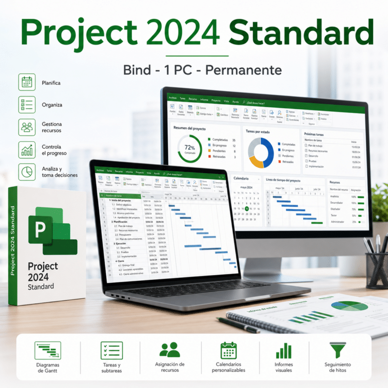 Project 2024 Standard Bind - 1 PC - Permanente - Hero galeria