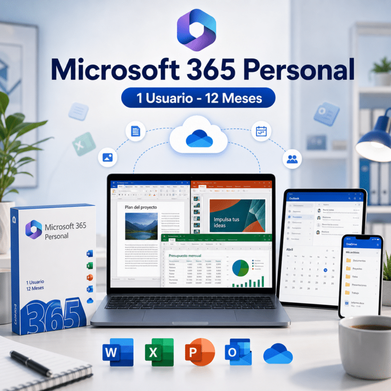 Microsoft 365 Personal - 1 Usuario - 12 Meses - Hero galeria