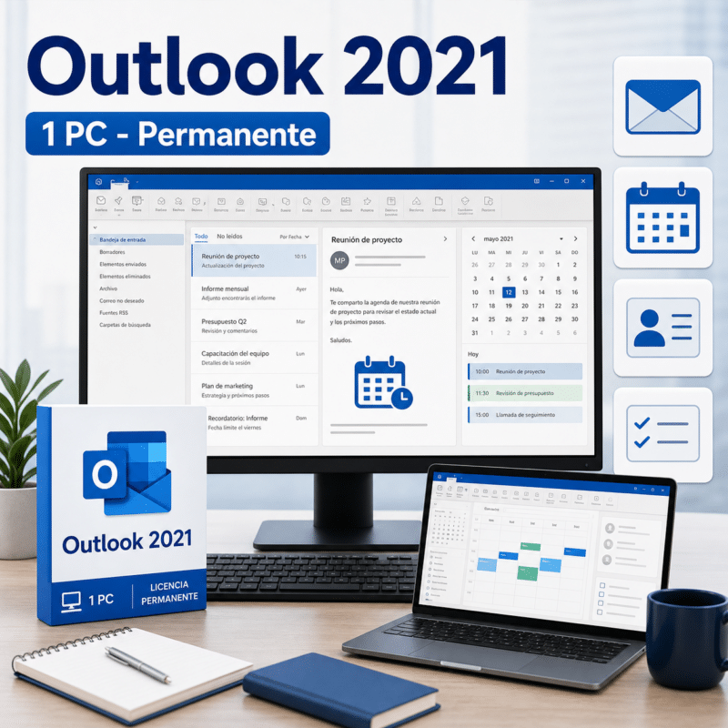 Microsoft Outlook 2021 - 1Pc - Licencia Permanente - Hero galeria
