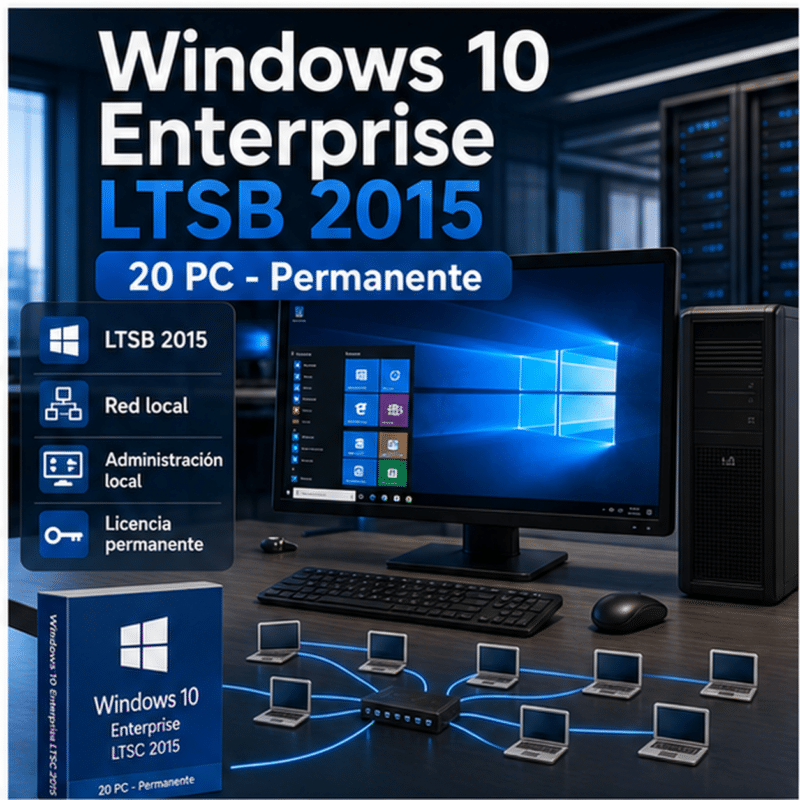 Windows 10 Enterprise LTSB 2015 - 20 Pc - Licencia Permanente - Hero galeria