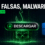 Ilustración editorial: sitios truchos que imitan apps de Windows para colar malware
