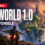 Ilustración editorial del lanzamiento de la versión final de Palworld con sus criaturas y la isla flotante del cielo
