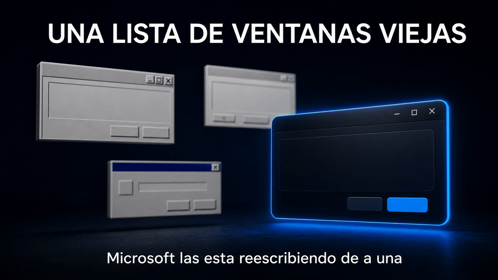 Windows 11 WinUI reemplaza los diálogos heredados de la interfaz del sistema
