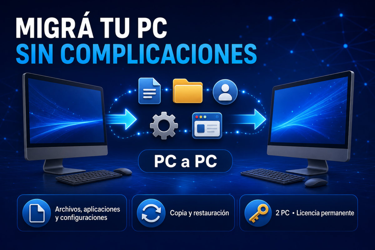 EaseUS Todo PCTrans Professional – 2 Pc – Permanente
