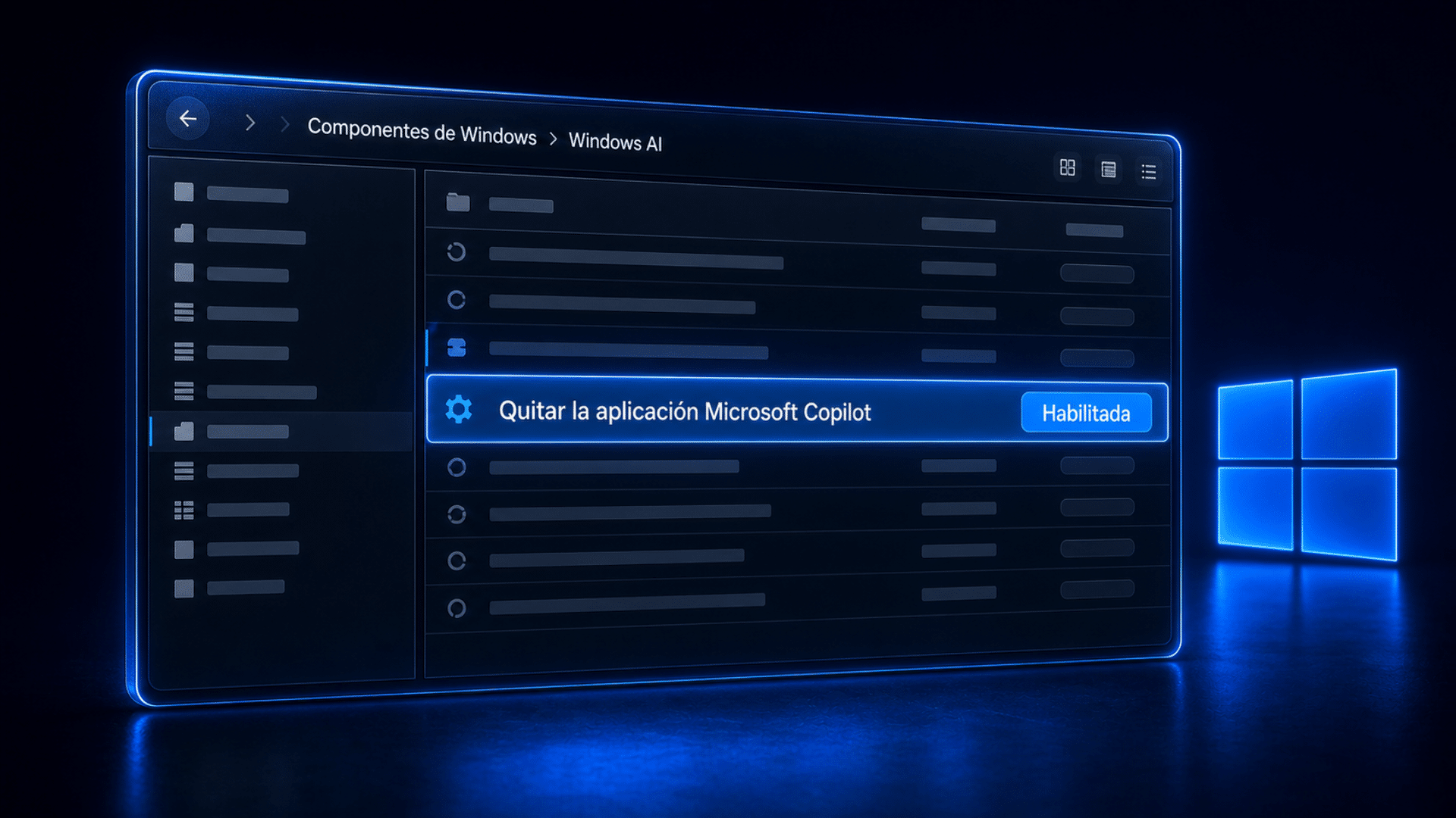 Opciones de Windows 11 para desactivar o desinstalar la aplicación Copilot