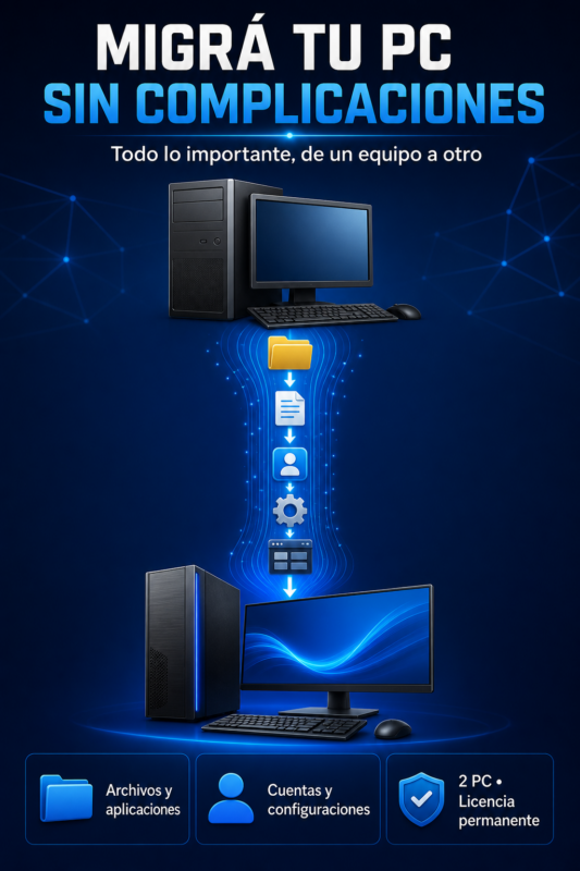 EaseUS Todo PCTrans Professional – 2 Pc – Permanente