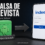 Un archivo APK imitando la pantalla de inicio de sesión de un sitio de empleos en un teléfono Android