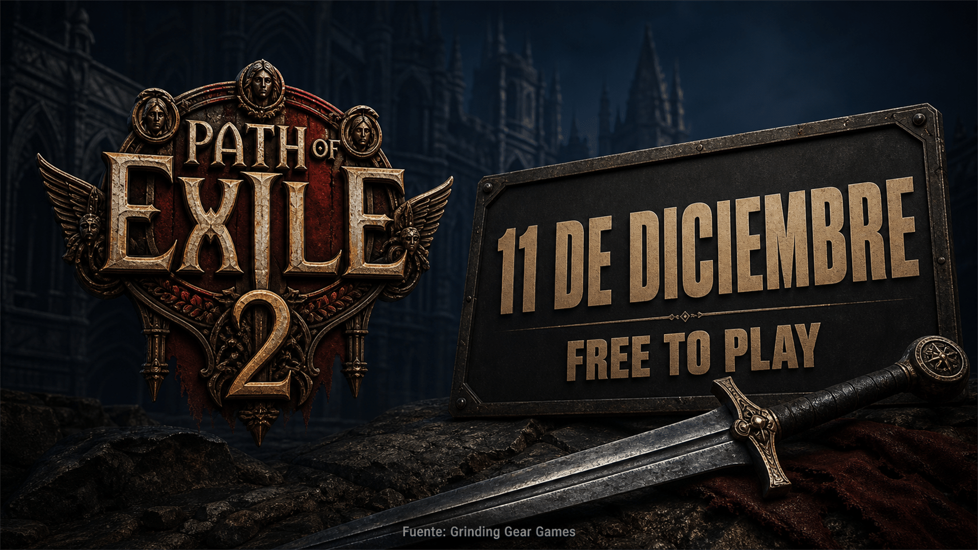 Path of Exile 2 pasa a free to play el 11 de diciembre de 2026