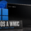 Ventana de línea de comandos de Windows 11 apagándose sobre un escritorio azul, con el sistema activo detrás