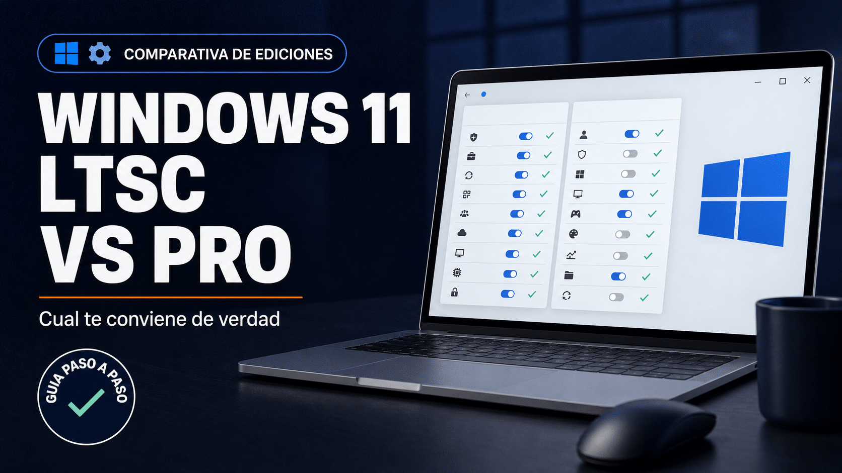 Windows 11 LTSC vs Windows 11 Pro comparación de ediciones - guía TCD