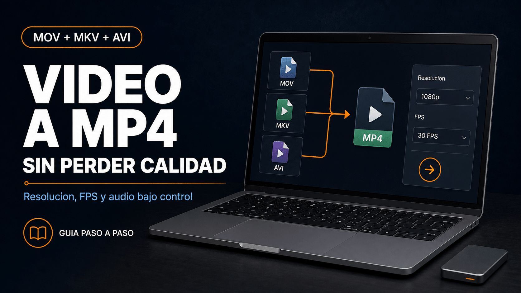 Cómo convertir video a MP4 sin perder calidad con ajustes correctos