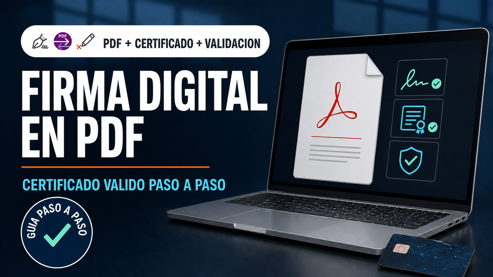 Cómo firmar un PDF con firma digital usando un certificado válido y verificar su integridad