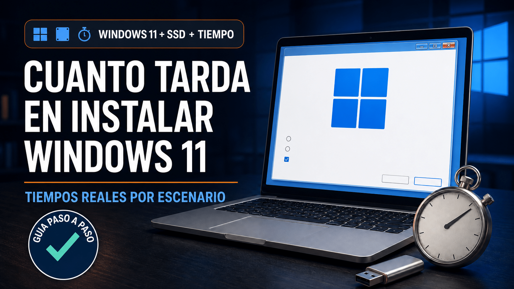 Cuánto tarda en instalar Windows 11 según SSD, HDD y conexión