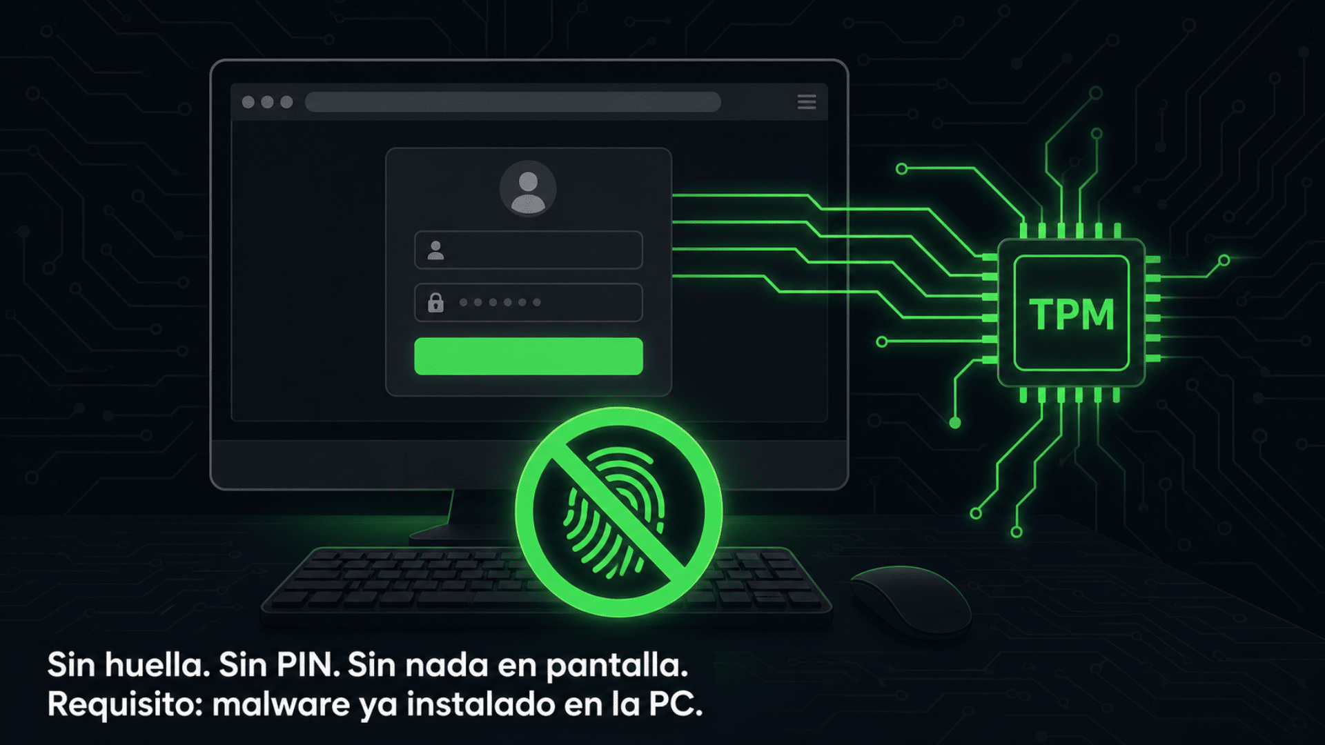 Ataque a las passkeys de Google: una llave digital sobre una pantalla de Windows con Chrome abierto