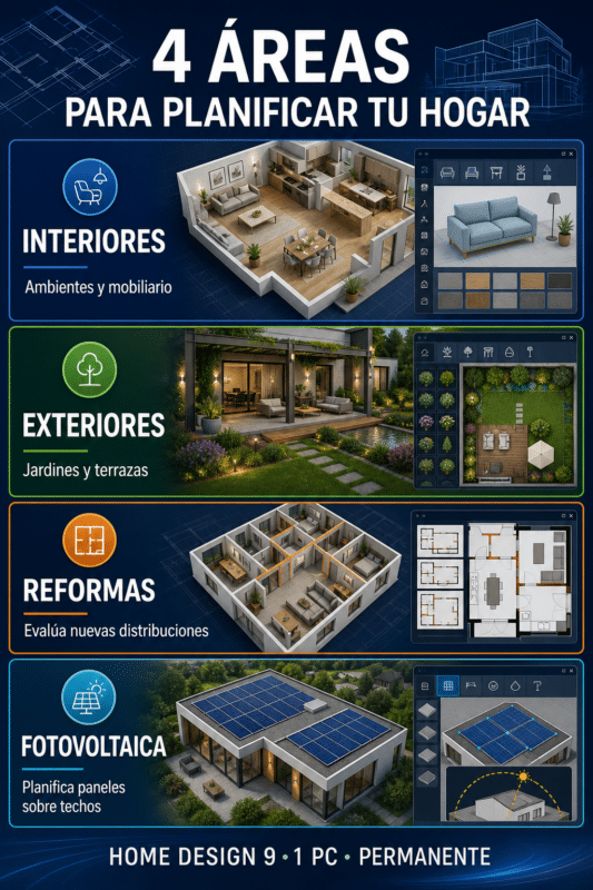 Ashampoo Home Design 9 – 1 PC – Licencia Digital Permanente