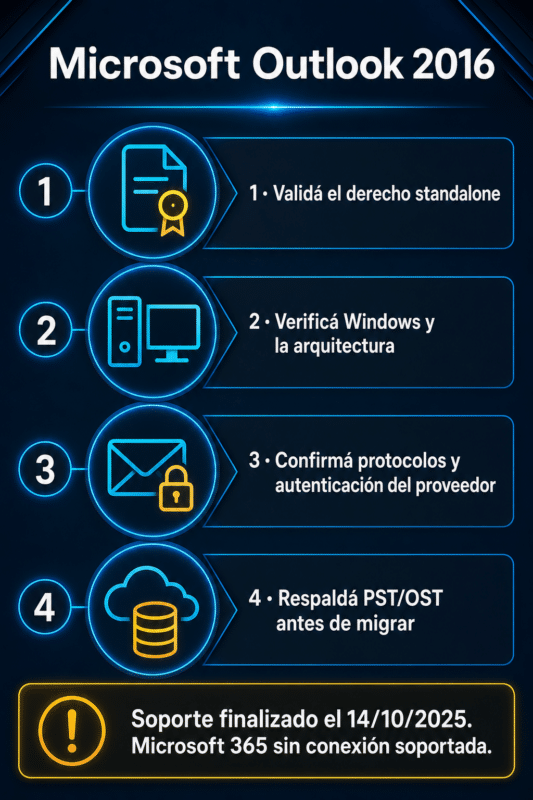 Microsoft Outlook 2016 – 1 PC – Permanente