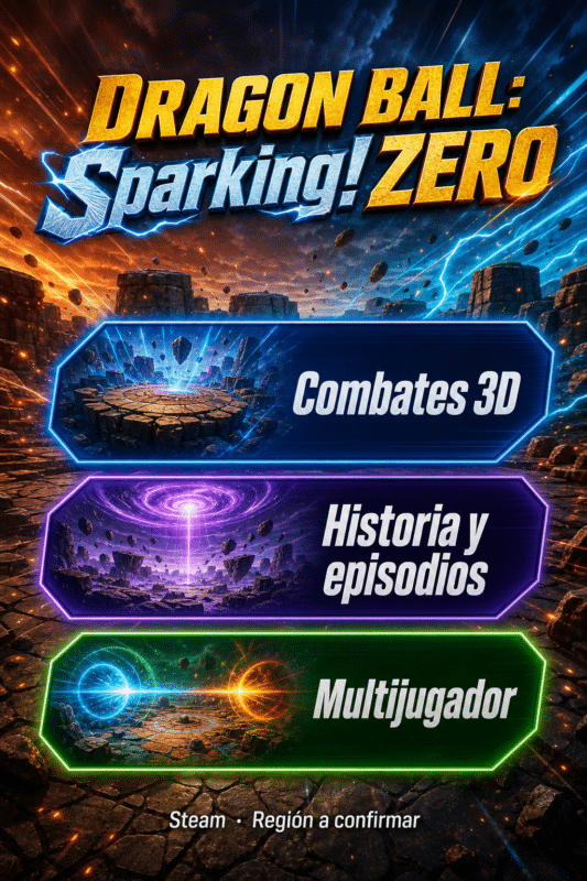 DRAGON BALL: Sparking! ZERO – Código Digital Steam (Región LATAM)