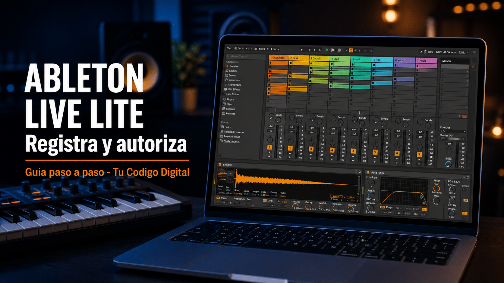 Ableton Live Lite: guía para registrar tu serial y autorizar el programa