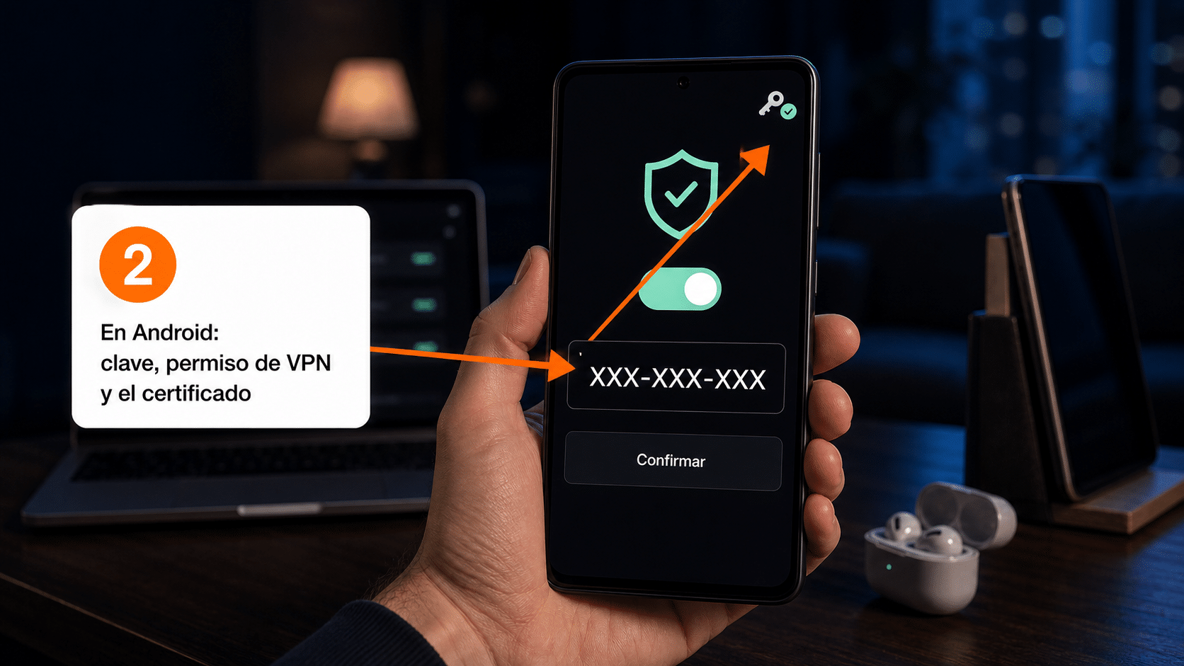 Activación de AdLock en Android con el campo de clave de licencia