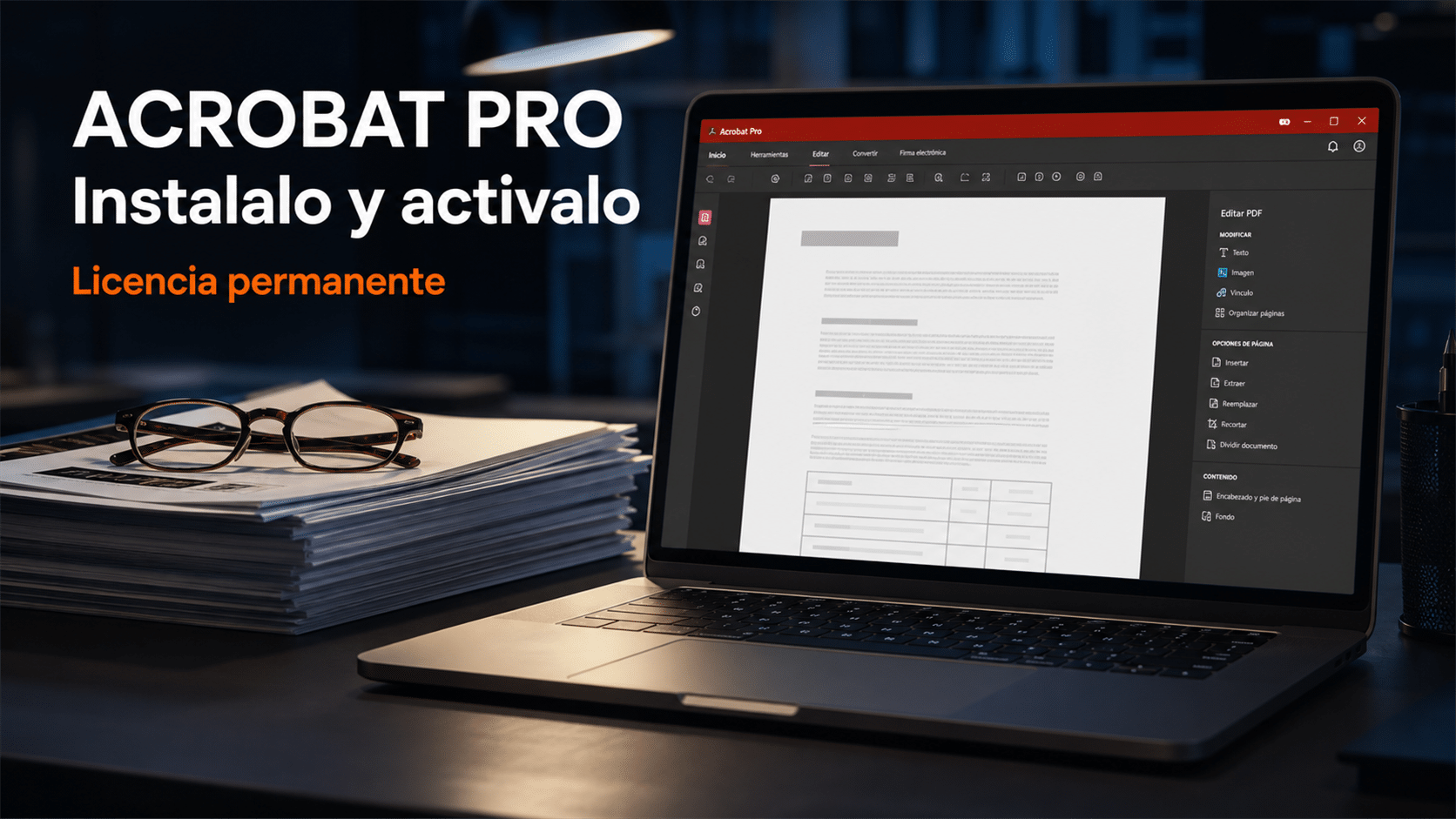 Adobe Acrobat Pro: guía para instalar y activar tu licencia permanente con el número de serie