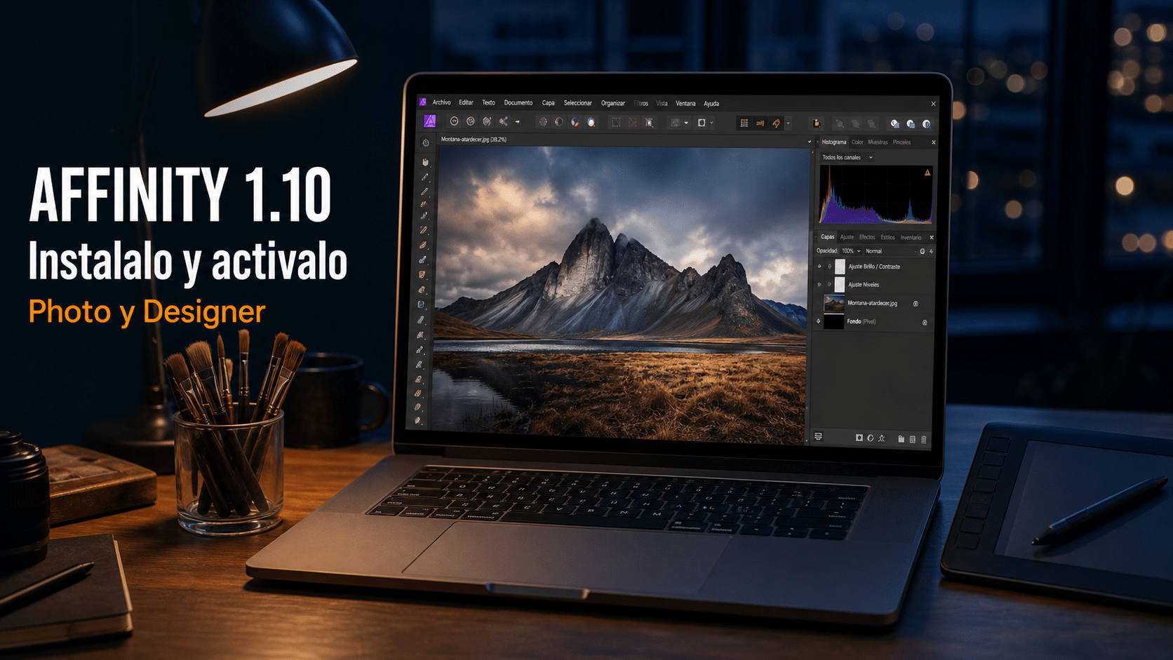 Affinity Photo y Designer: guía para instalar y activar tu licencia permanente