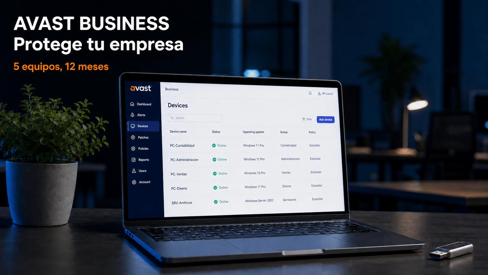 Avast Essential Business Security: guía para activar la licencia de 5 equipos de tu empresa