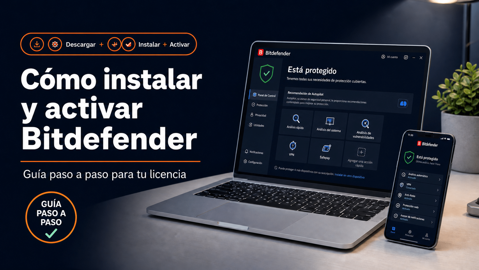 Bitdefender: guía para instalar y activar tu licencia con el código en PC y celular