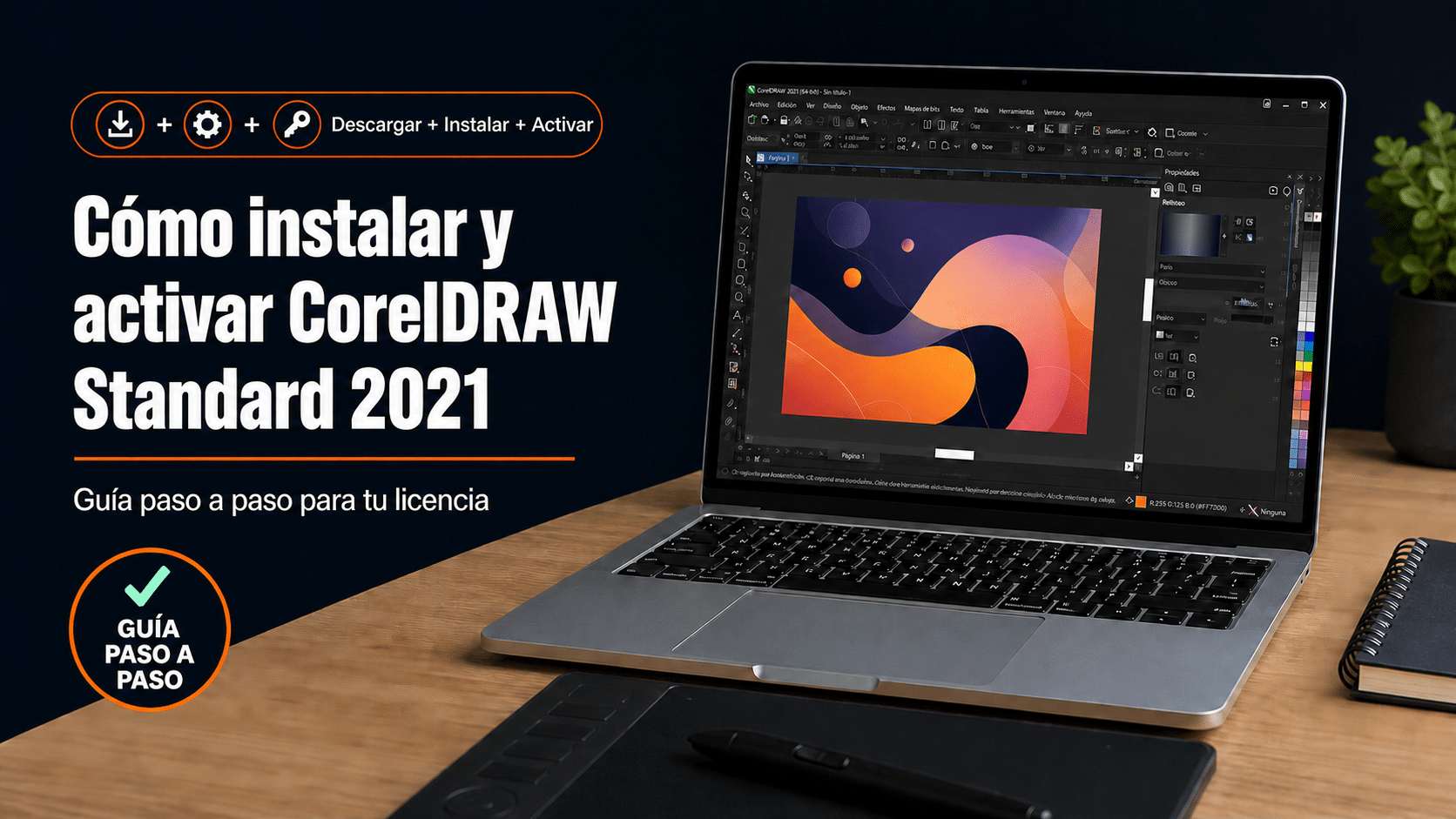 CorelDRAW Standard 2021: guía para instalar y activar tu licencia con el número de serie