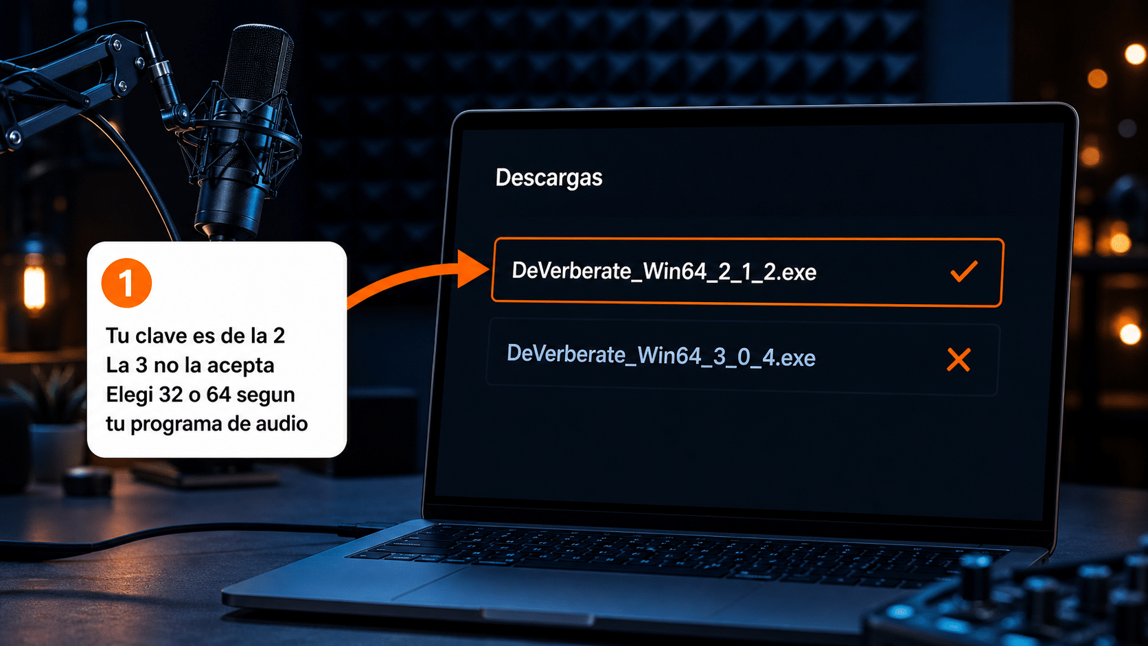 Instaladores oficiales de DeVerberate 2.1.2 para Windows de 64 y 32 bits