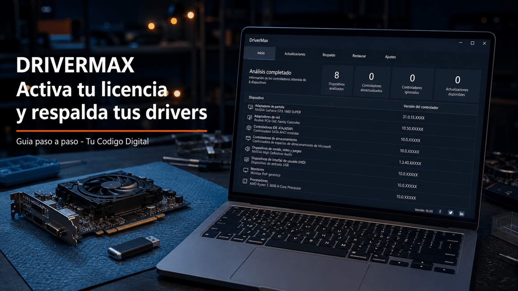 DriverMax: guía para activar tu licencia y respaldar tus controladores