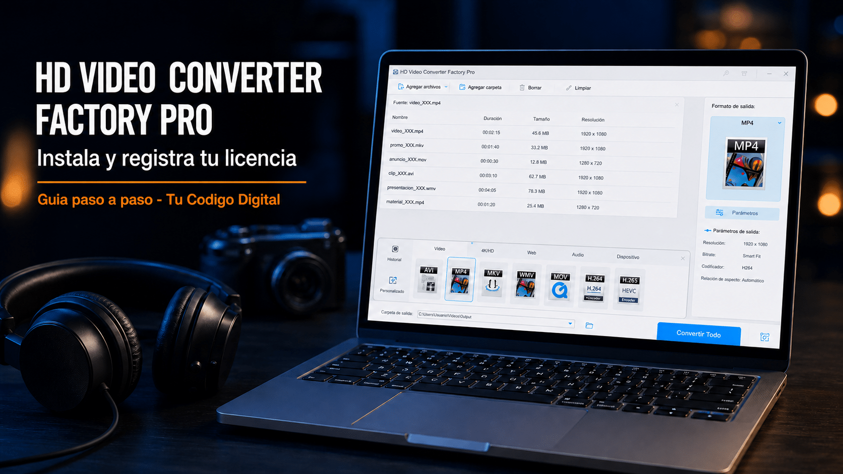 HD Video Converter Factory Pro: guía para instalar y registrar tu licencia