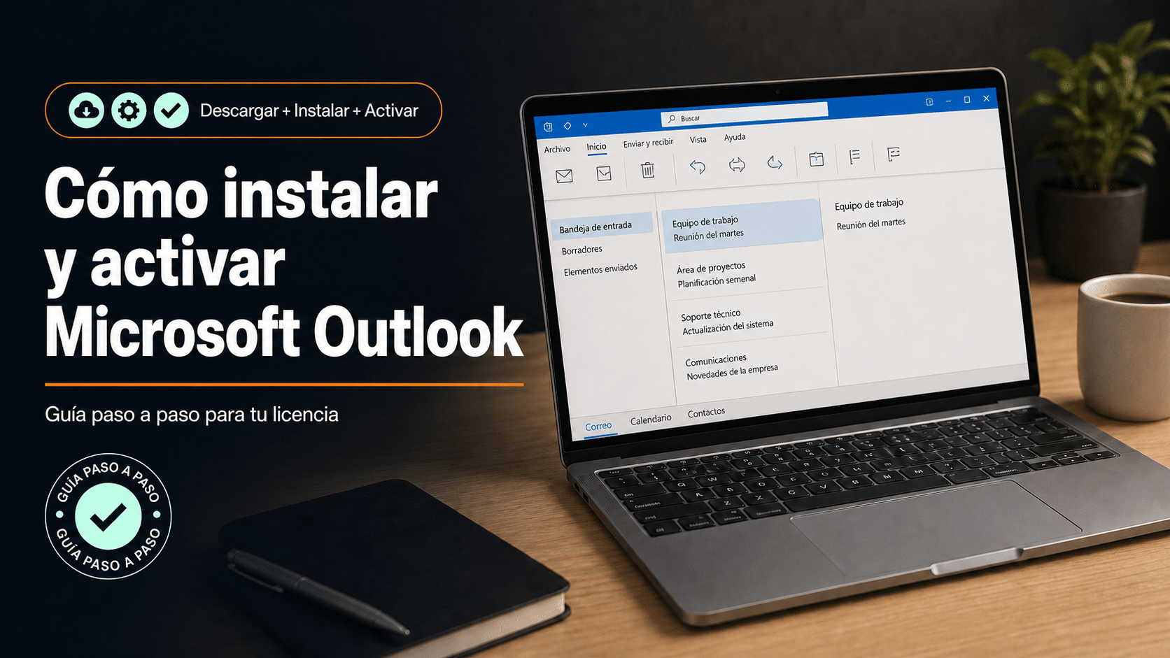Microsoft Outlook: guía para instalar y activar tu licencia con la clave de producto