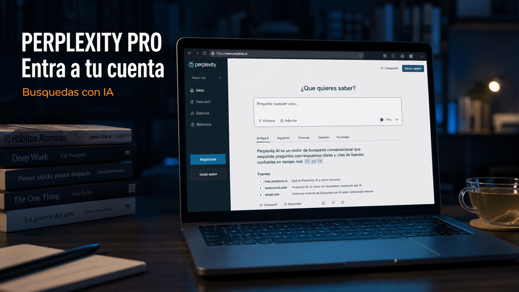 Perplexity Pro: guía para entrar a tu cuenta y empezar a usarla