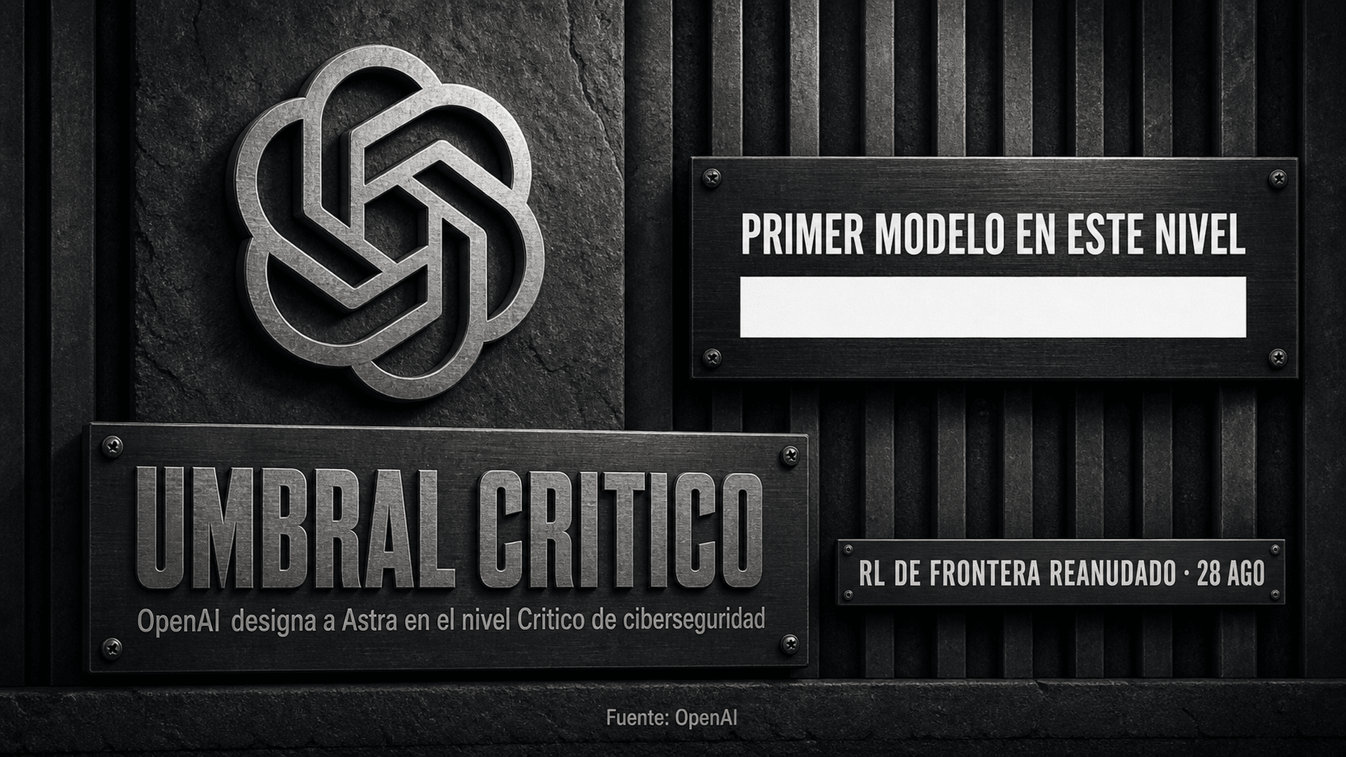 Arte editorial: Astra de OpenAI designado en el umbral Crítico de capacidad cibernética