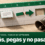 Ilustración de un panel de planilla de cálculo de cartón grueso de pie sobre un fondo de papel arena, con luz rasante desde la izquierda: la fila de encabezado es verde Excel, de una celda se levanta una lámina con borde punteado de copiado y la celda de destino es un hueco troquelado con el canto teñido; delante, una campanita volcada y muda y una flecha de cartulina cortada por la mitad; abajo, el logo de Microsoft junto al antetítulo y el titular «Copiás, pegás y no pasa nada»