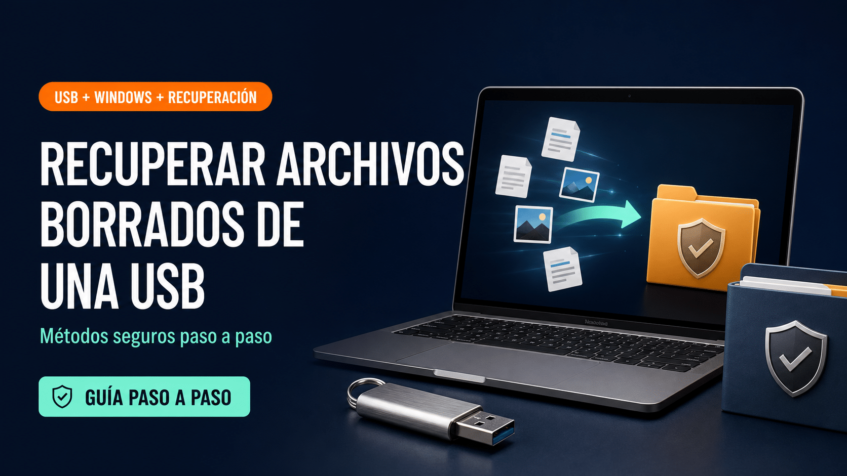 Recuperar archivos borrados de una USB paso a paso en Windows