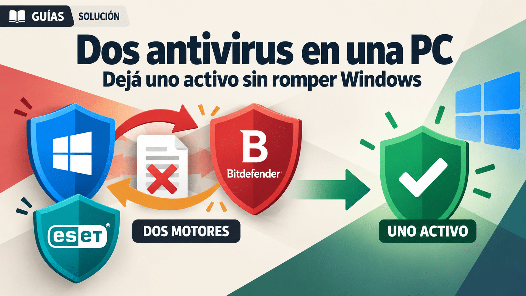 Qué pasa si tengo dos antivirus instalados en mi PC y cómo dejar uno activo