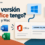como saber que version de office tengo en Windows y Mac